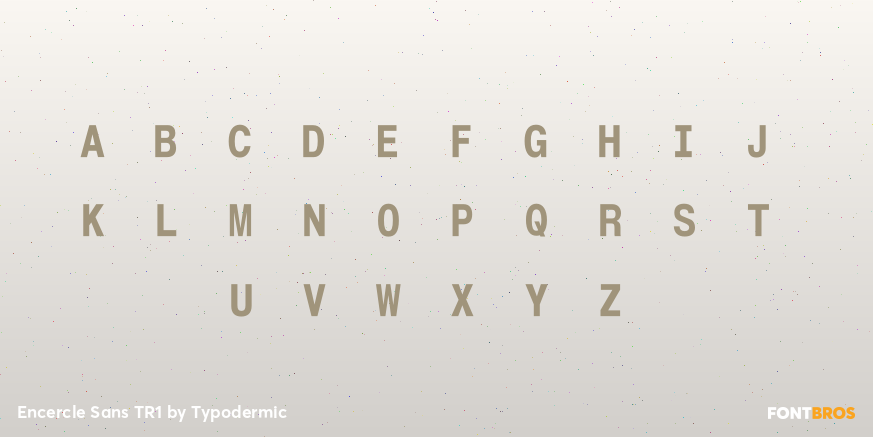 Encercle Sans TR1 Font Poster #3