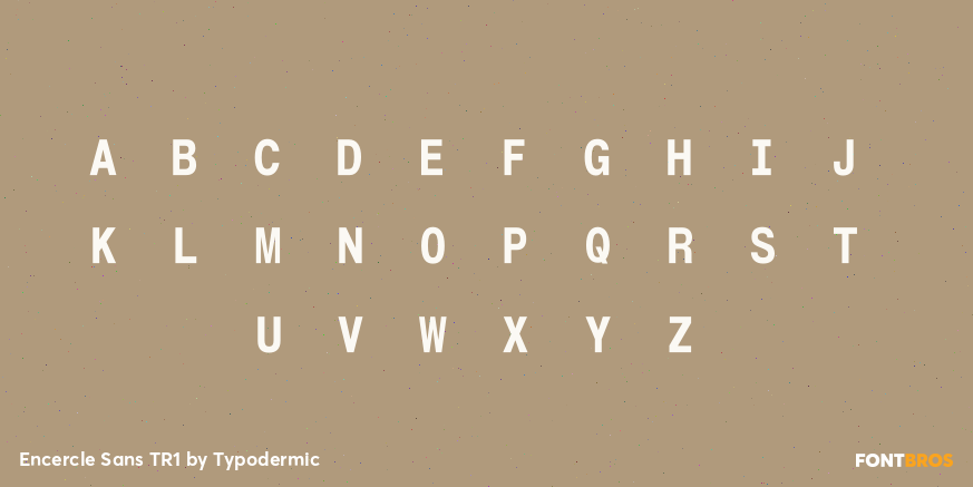 Encercle Sans TR1 Font Poster #1
