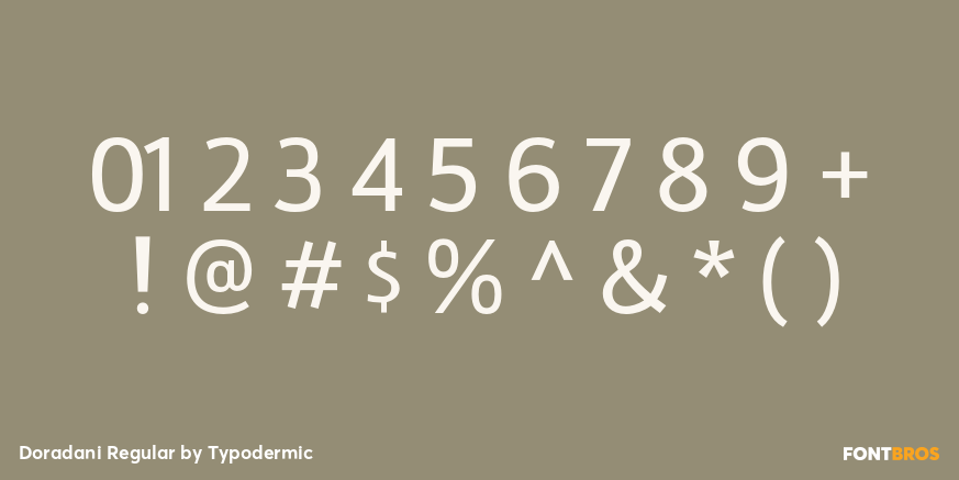 Doradani Regular Font Poster #4