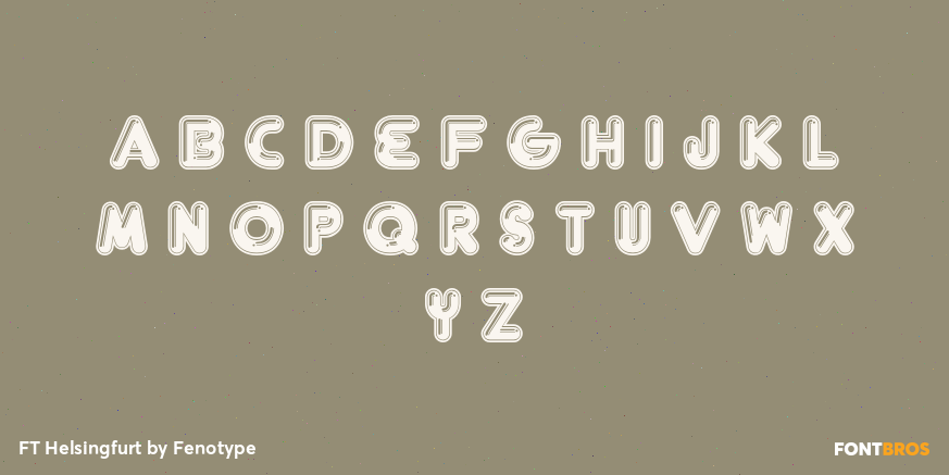 FT Helsingfurt Font Poster #2