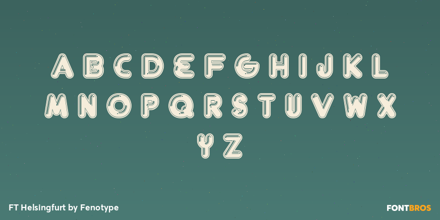 FT Helsingfurt Font Poster #3