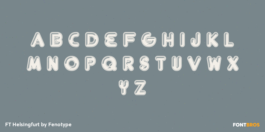 FT Helsingfurt Font Poster #1