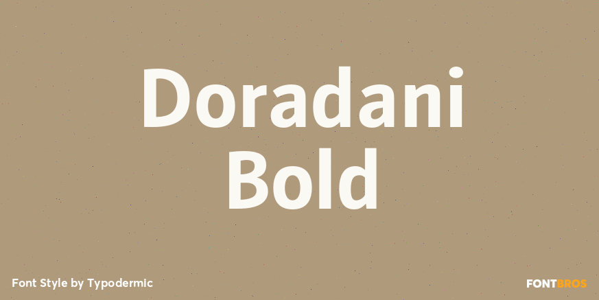 Doradani Bold Font Poster #1
