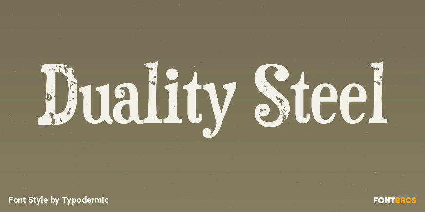 Duality Steel Poster