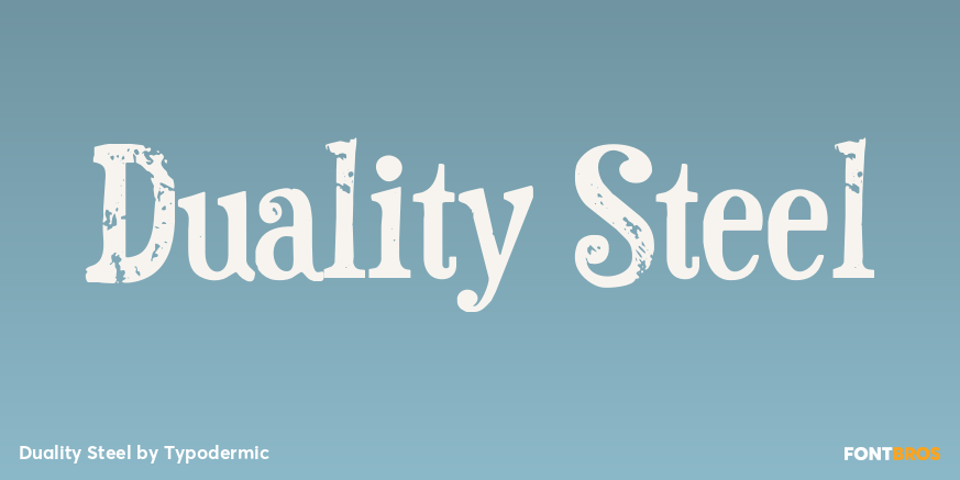 Duality Steel Poster