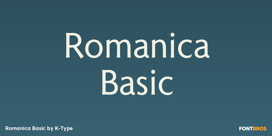 Romanica Basic Font Poster #1