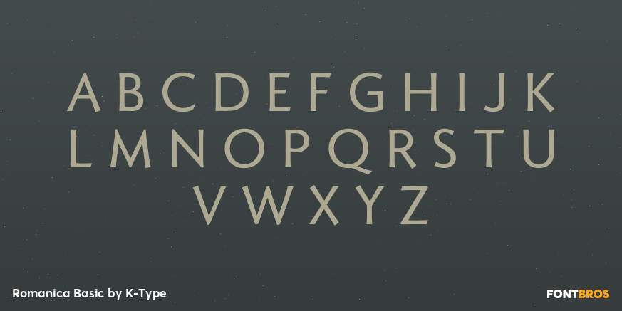 Romanica Basic Font Poster #2