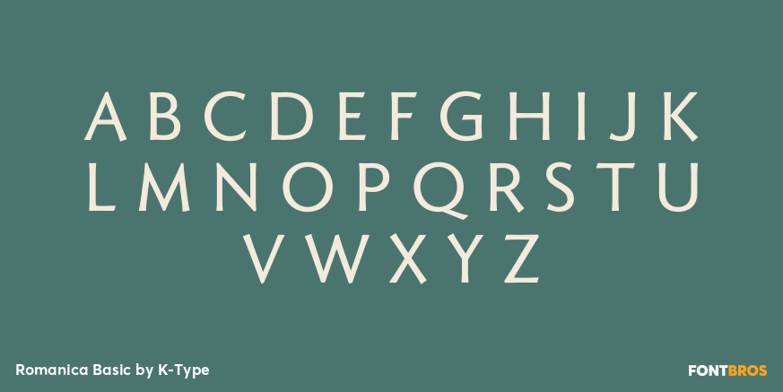Romanica Basic Font Poster #1