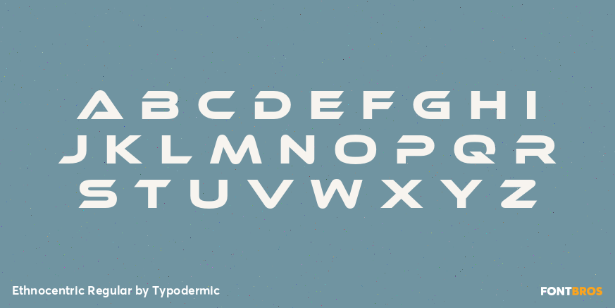 Ethnocentric Regular Font Poster #2