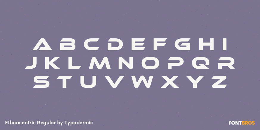 Ethnocentric Regular Font Poster #3