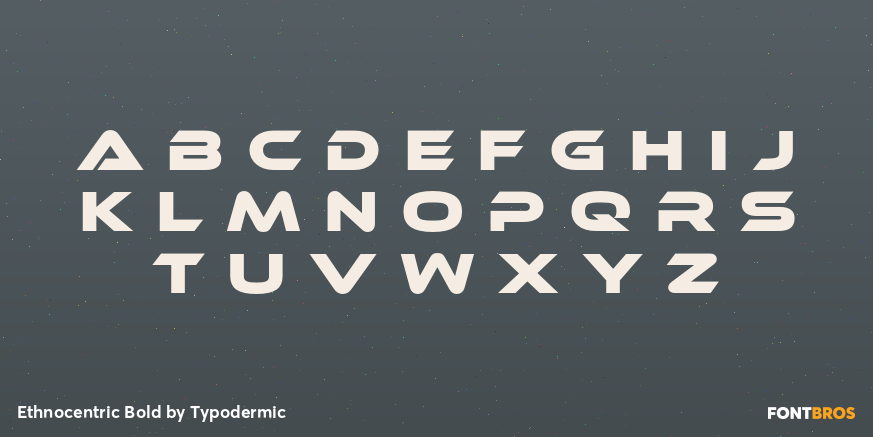 Ethnocentric Bold Font Poster #3