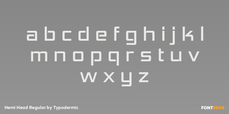 Hemi Head Regular Font Poster #3