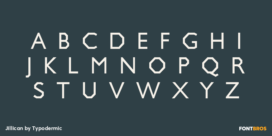 Jillican Font Poster #2