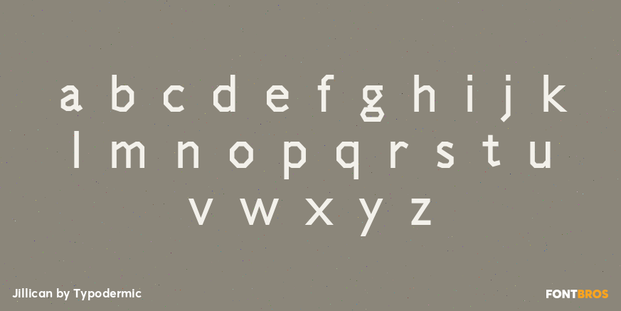 Jillican Font Poster #3