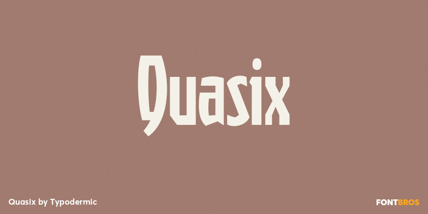Quasix Font Poster #1