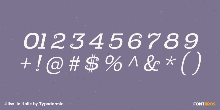 Jillsville Italic Font Poster #4