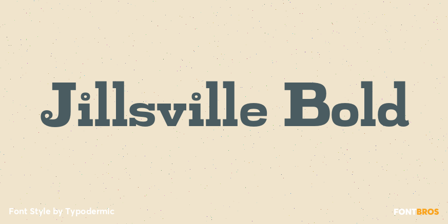 Jillsville Bold Font Poster #1