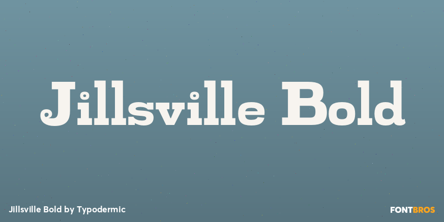 Jillsville Bold Font Poster #1