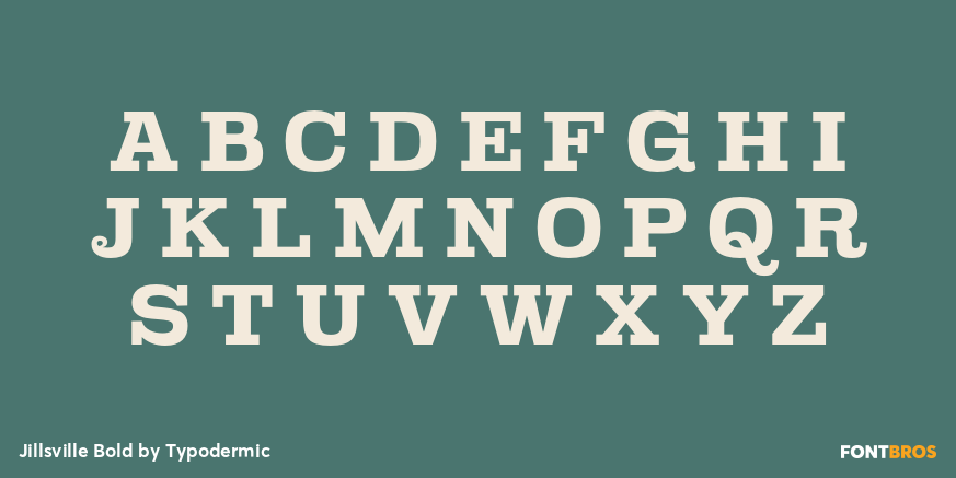Jillsville Bold Font Poster #2
