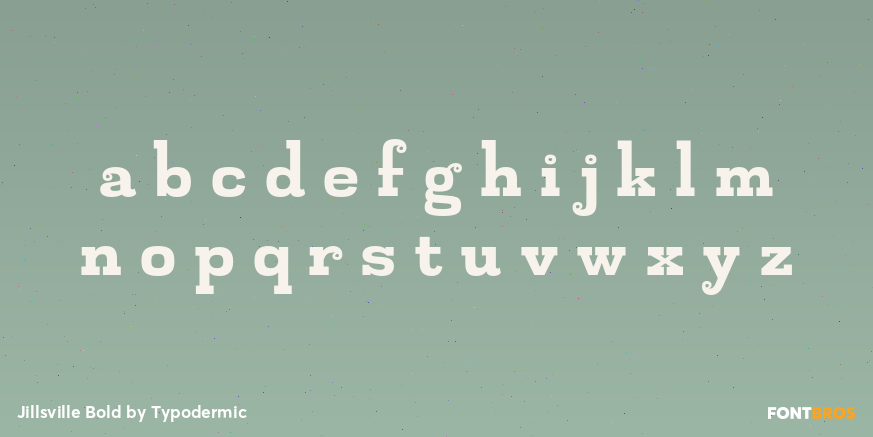 Jillsville Bold Font Poster #3