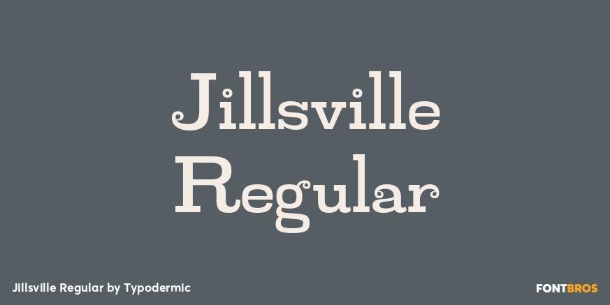 Jillsville Regular Font Poster #1