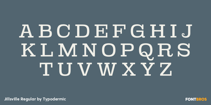 Jillsville Regular Font Poster #2