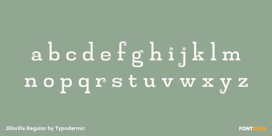 Jillsville Regular Font Poster #3