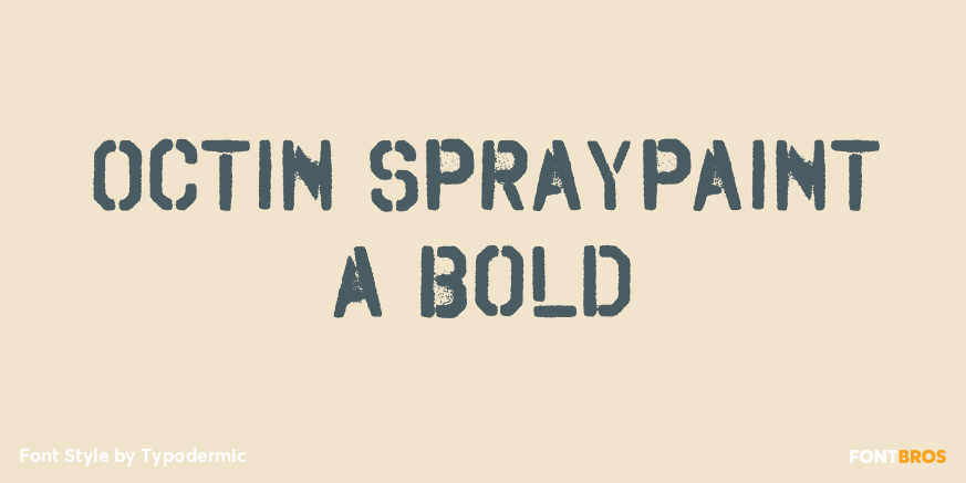 Octin Spraypaint A Bold Poster