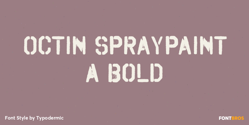 Octin Spraypaint A Bold Poster