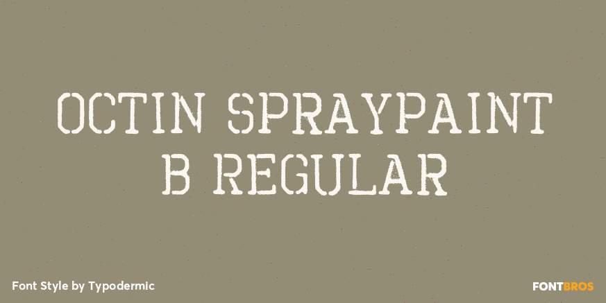 Octin Spraypaint B Regular Poster