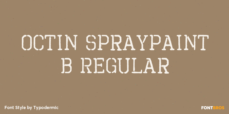 Octin Spraypaint B Regular Poster