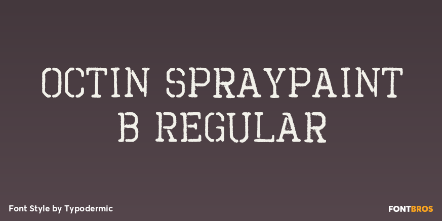 Octin Spraypaint B Regular Poster