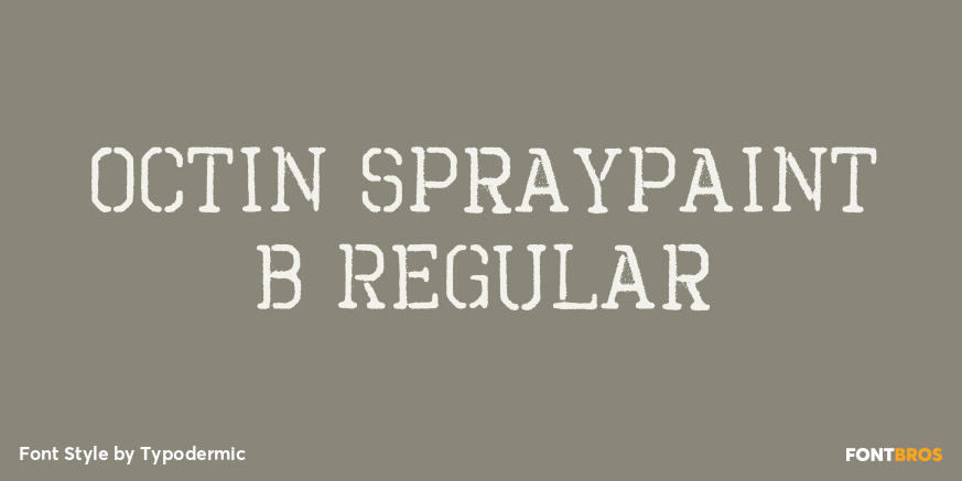 Octin Spraypaint B Regular Poster