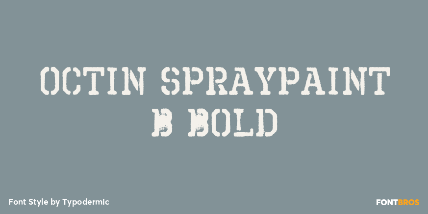 Octin Spraypaint B Bold Poster