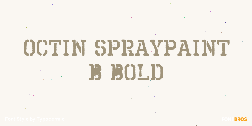 Octin Spraypaint B Bold Poster