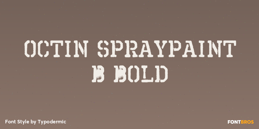 Octin Spraypaint B Bold Poster
