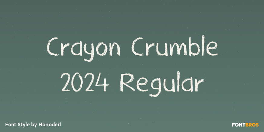Crayon Crumble 2024 Regular Poster
