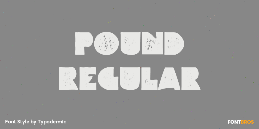 Pound Regular Poster