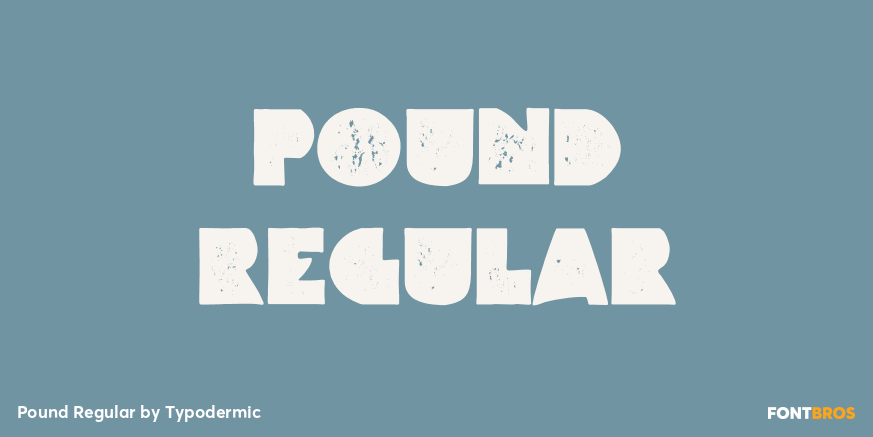 Pound Regular Poster