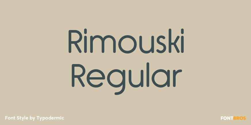 Rimouski Regular Poster