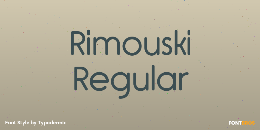 Rimouski Regular Poster