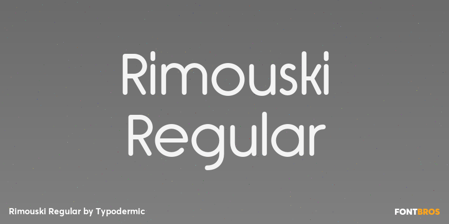 Rimouski Regular Poster