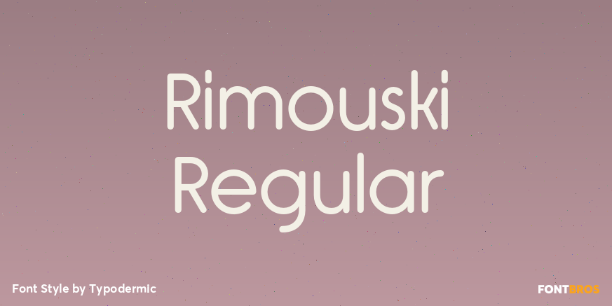 Rimouski Regular Poster