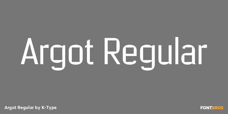 Argot Regular Poster