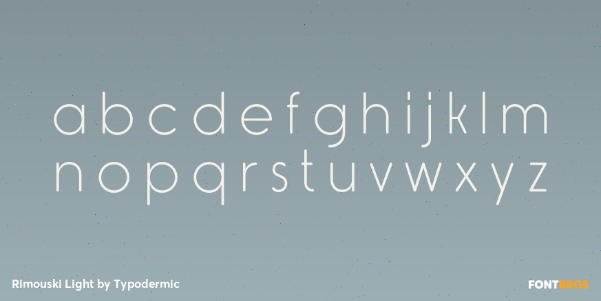 Rimouski Light Font Poster #3