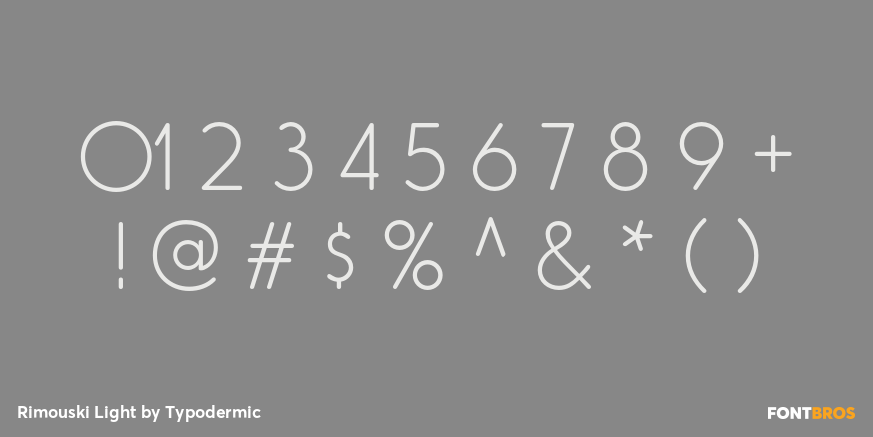 Rimouski Light Font Poster #4
