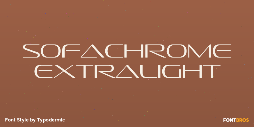 Sofachrome ExtraLight Poster