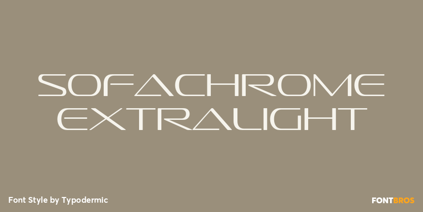 Sofachrome ExtraLight Poster