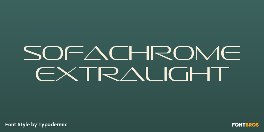 Sofachrome ExtraLight Poster