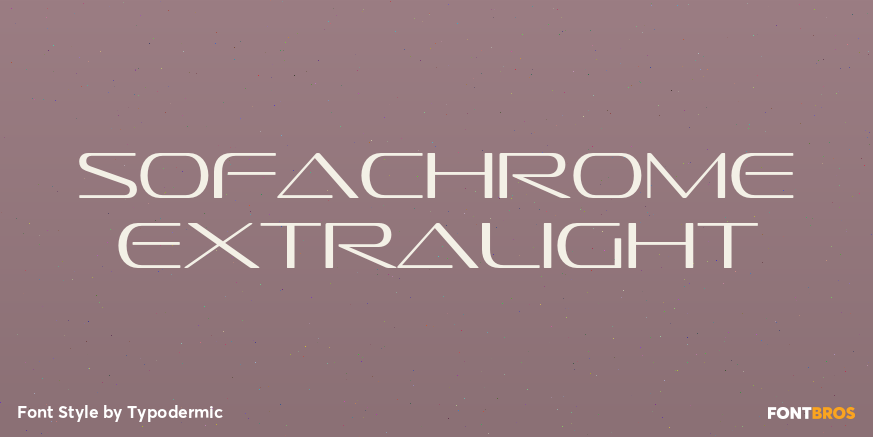 Sofachrome ExtraLight Poster